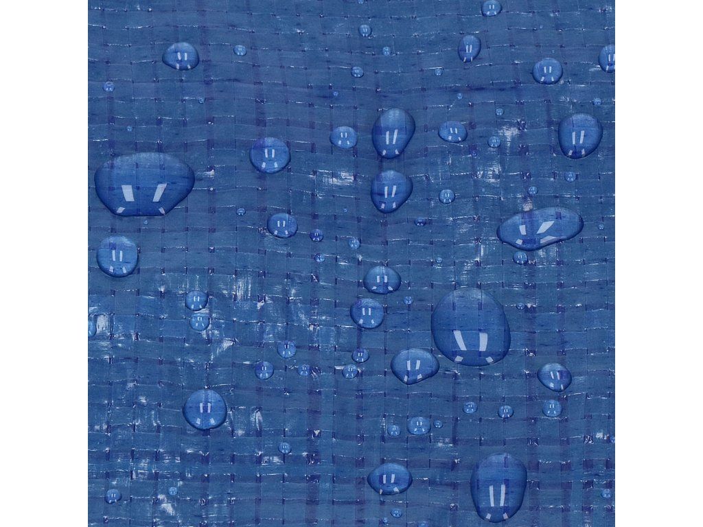 Nepremokavá krycia plachta 3 × 4 m s okami modrá S-GA2121 - detail 2